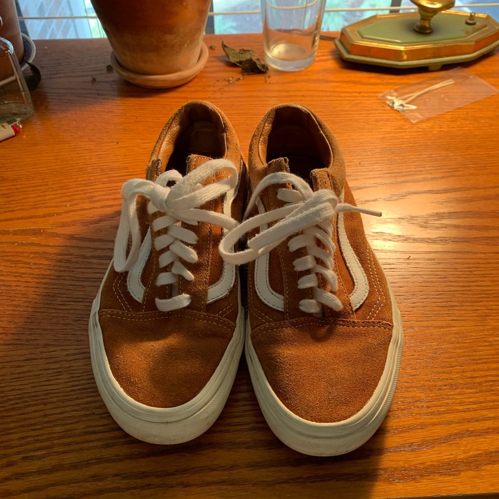 Burnt Orange Old School Vans